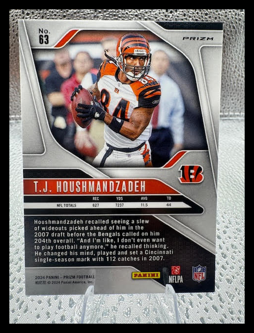 2024 Prizm - T.J. Houshmandzadeh - Press Proof - #63 - CASE HIT