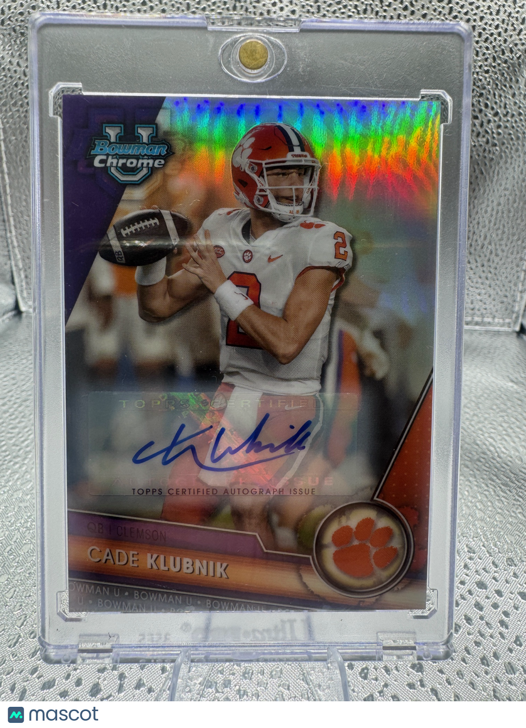 2023 Bowman Chrome - Cade Klubnik - Refractor 70/499 Autograph - #33