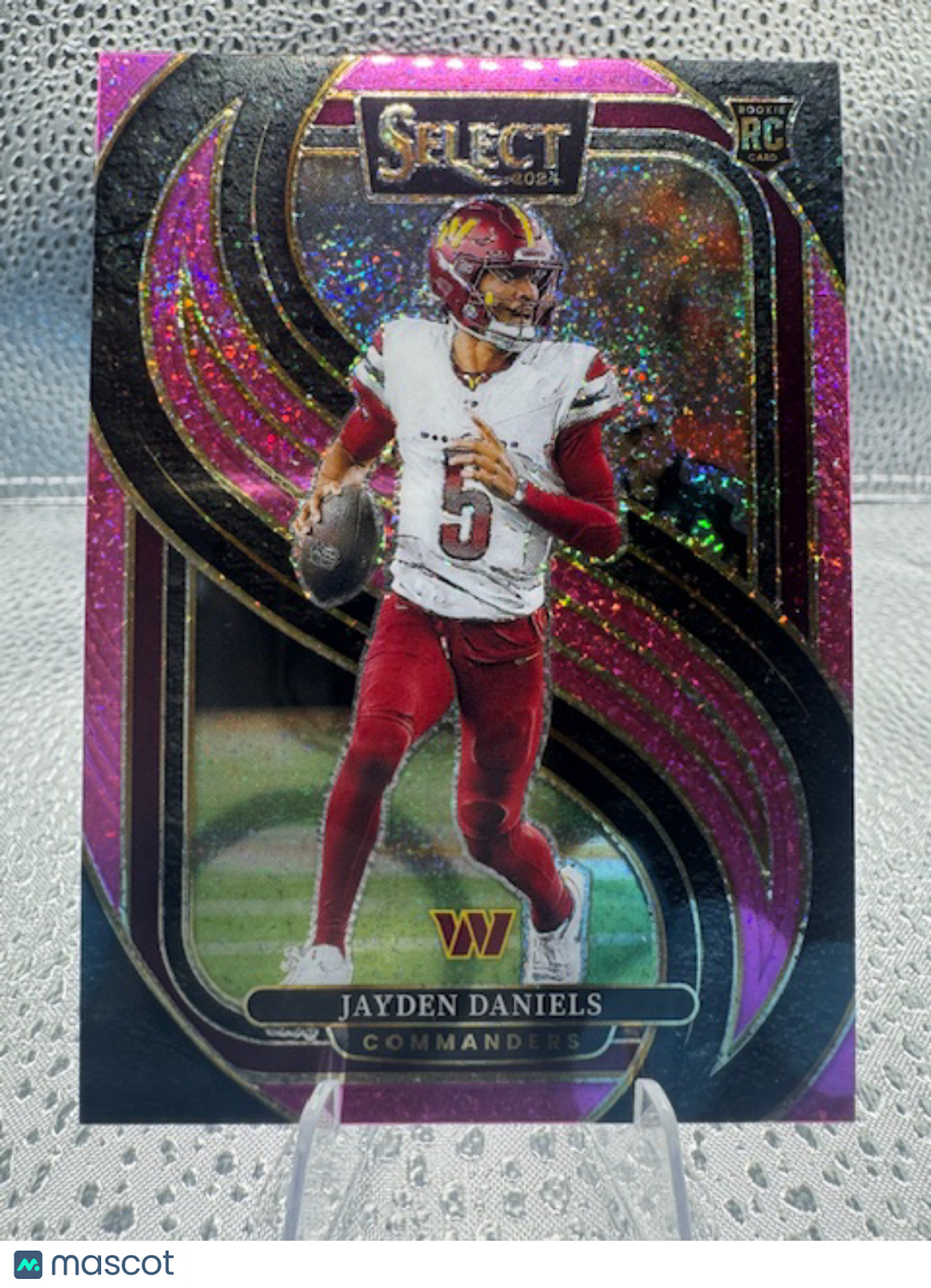 2024 Select - Jayden Daniels - Pink Glitter /15 - RC Rookie
