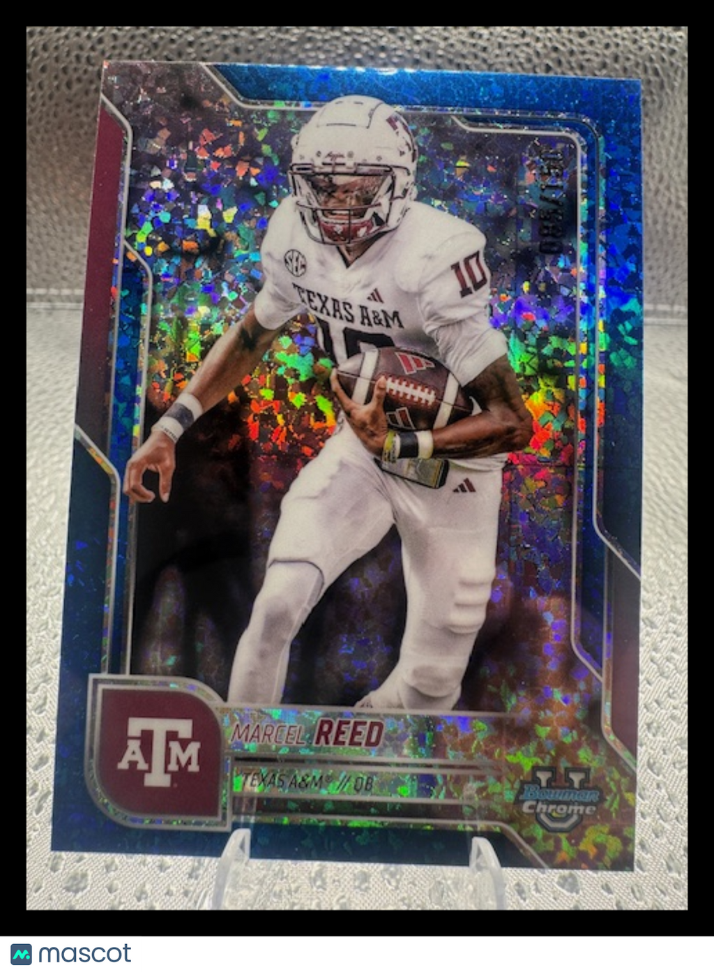 2025 Bowman Chrome -  Marcel Reed - Diamond Refractor /150 #133