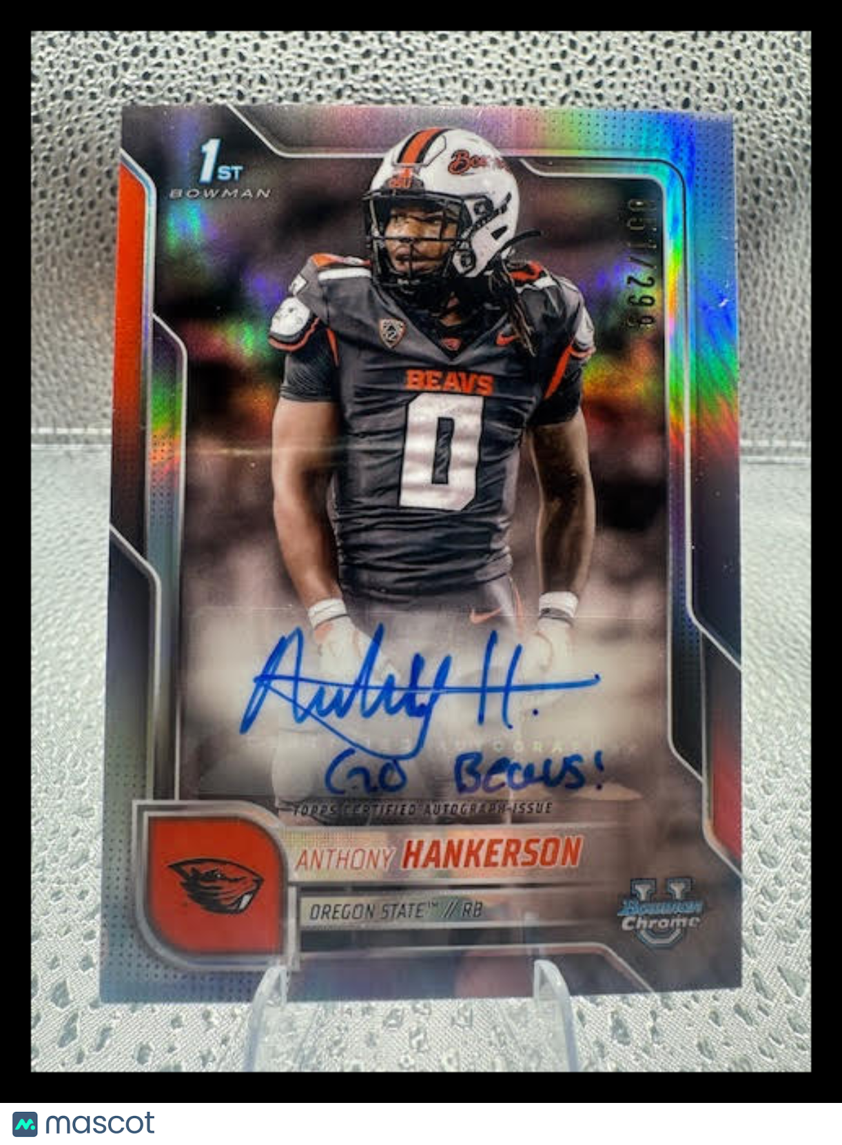 2025 Bowman Chrome - Anthony Hankerson - 1st Auto Refractor - #BCA-AH