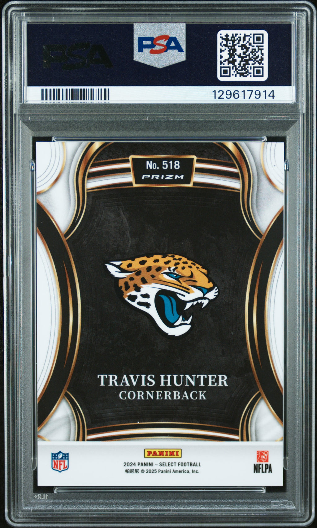 2024 Select - Travis Hunter - XRC - #518 - PSA 10 - GEM MINT