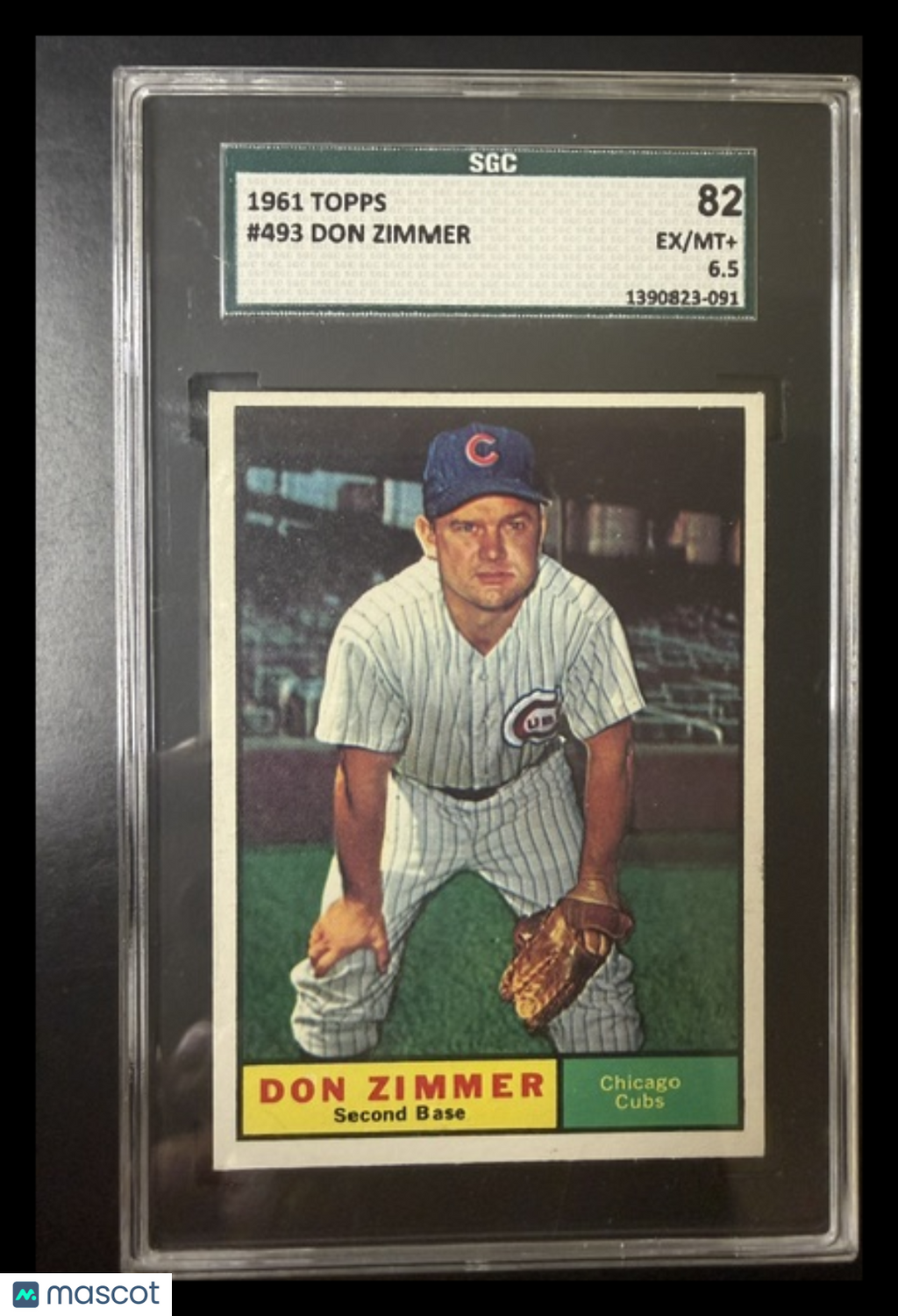 1961 Topps Don Zimmer #493 SGC 6.5