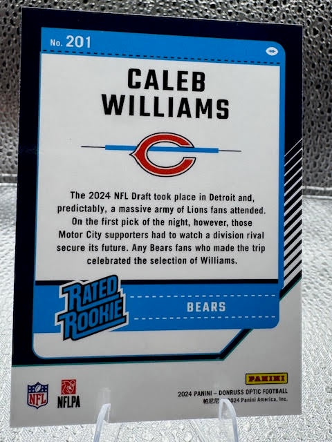 2024 Donruss Optic - Caleb Williams - RC - Rookie - #201