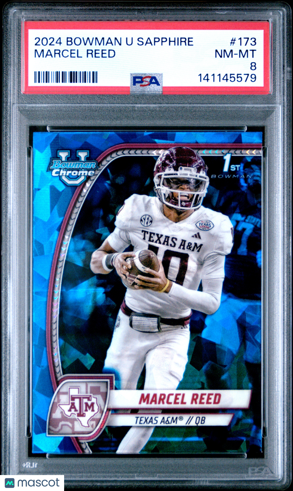 2024 Bowman Sapphire - Marcel Reed - Bowman 1st #173 - PSA 8