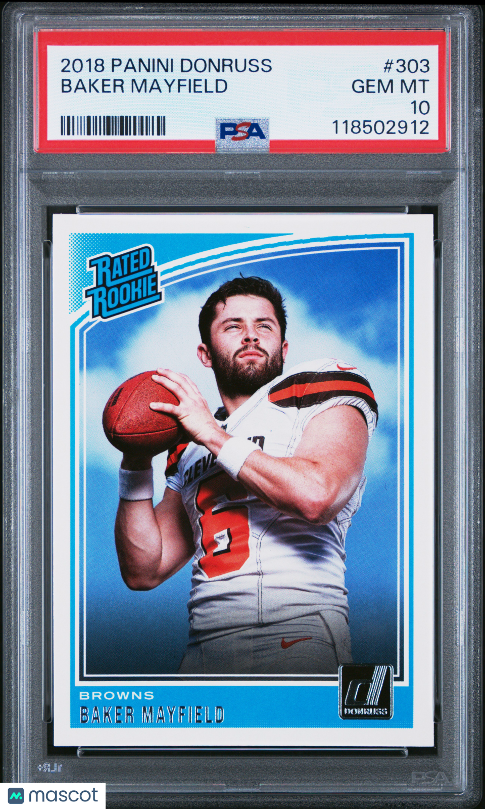 2018 Donruss - Baker Mayfield - Rated Rookie - #303 - PSA 10 - GEM MINT