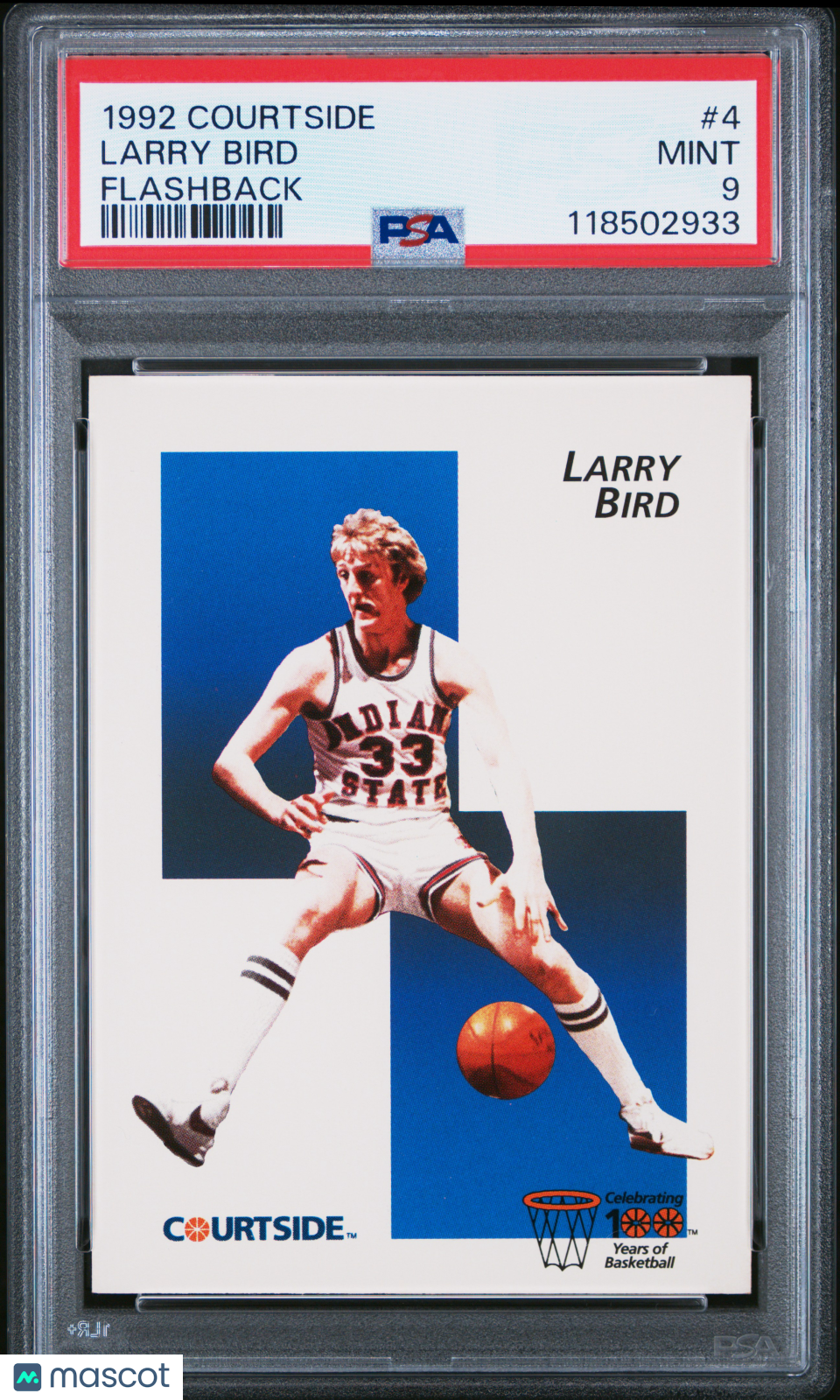 1992 Courtside Flashback - Larry Bird - #4 - PSA 9