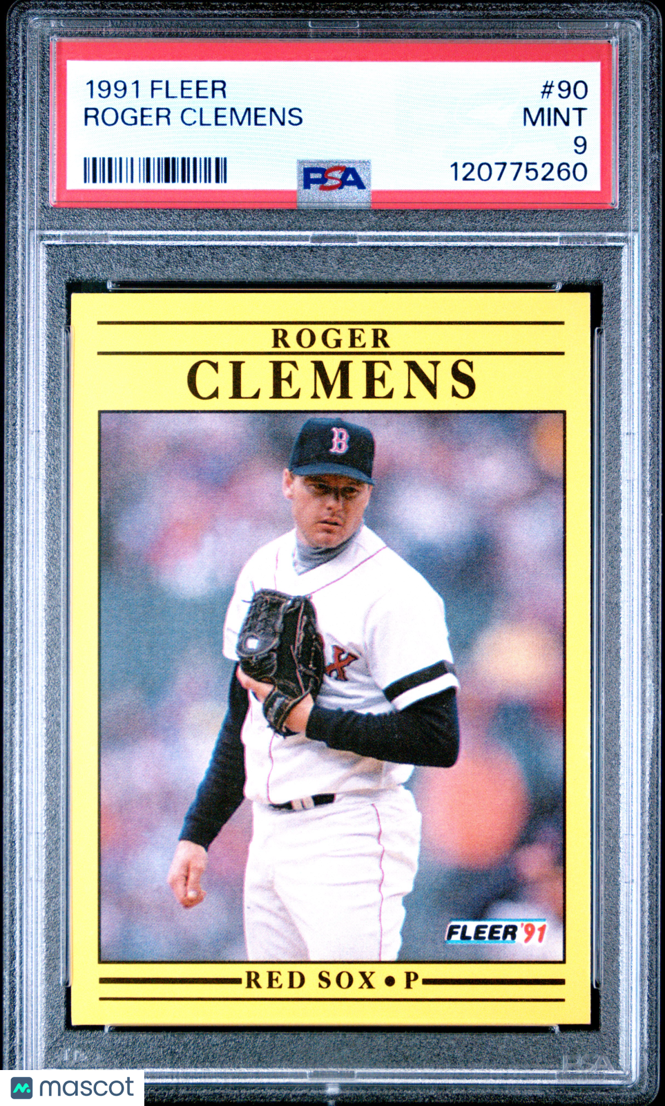 1991 Fleer - Roger Clemens - #90 - PSA 9