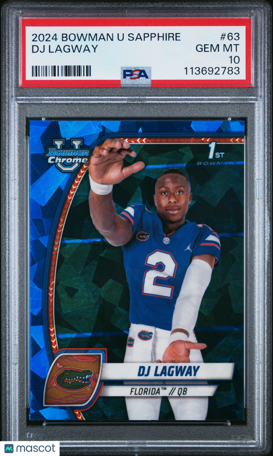 2024 Bowman Sapphire - DJ Lagway - 1st - PSA 10 - #63