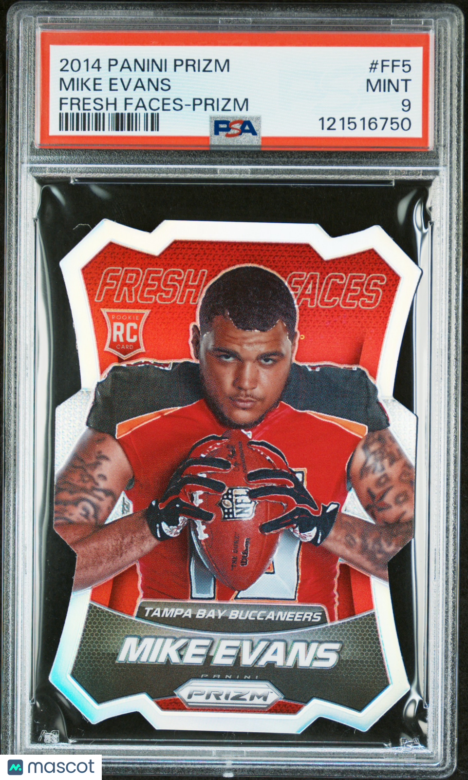 2014 Prizm - Mike Evans - Fresh Faces - #FF5 - PSA 9