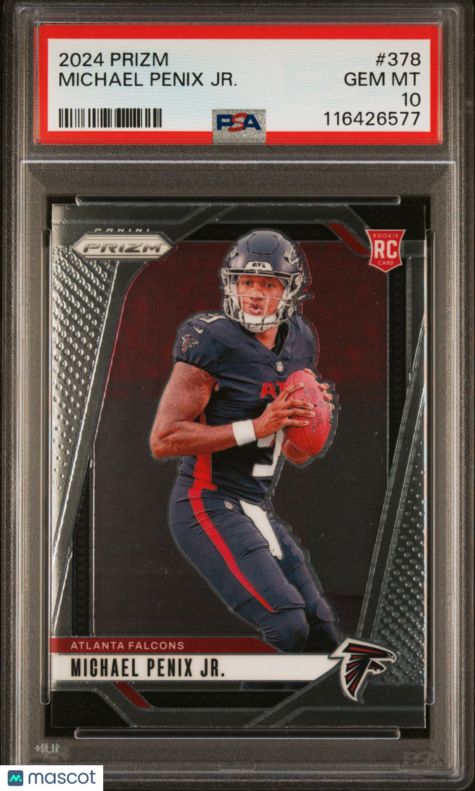 2024 Prizm - Michael Penix Jr. - RC - Rookie - #378 - PSA 10- GEM MINT