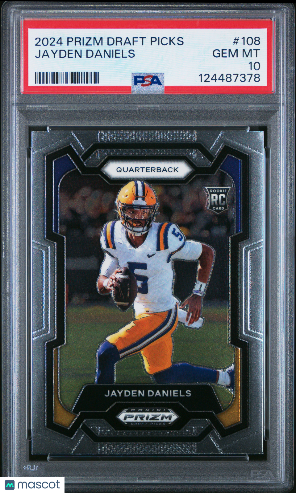 2024 Prizm Draft Picks - Jayden Daniels - #108 - PSA 10 - GEM MINT