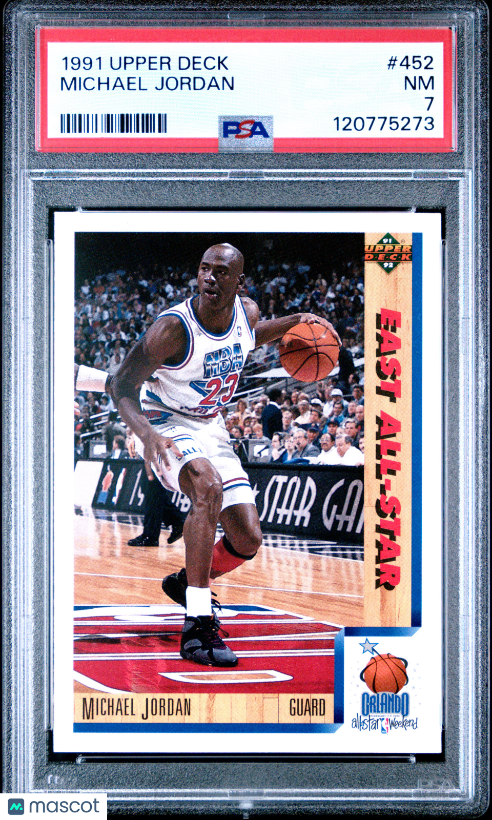 1991 Upper Deck - Michael Jordan - #452 - PSA 7
