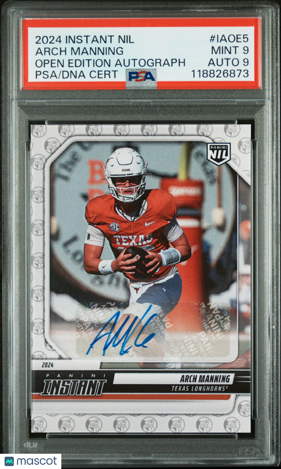 2024 Panini Instant NIL - Arch Manning - Open Edition Auto -#IAOE5- PSA 9 Auto 9