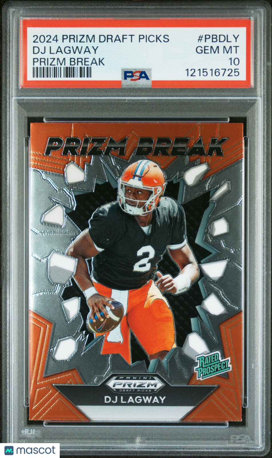 2024 Prizm Draft Picks -  DJ Lagway - Prizm Break #PBDLY - PSA 10 - GEM MINT