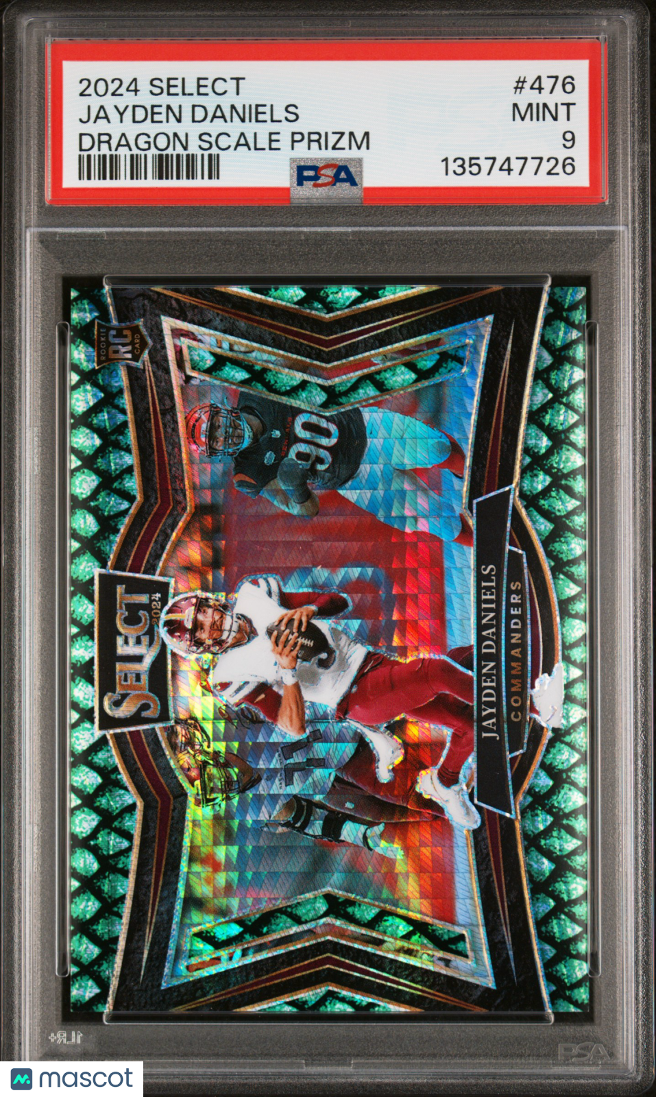 2024 Select - Jayden Daniels - Dragon Scale /70 #476 - PSA 9