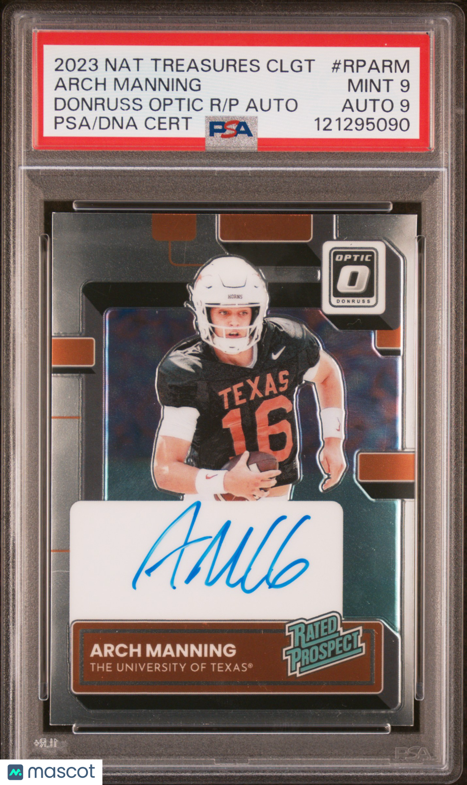 2023 Donruss Optic - Arch Manning - Rated Prospect Auto - #RPARM - PSA 9 Auto 9