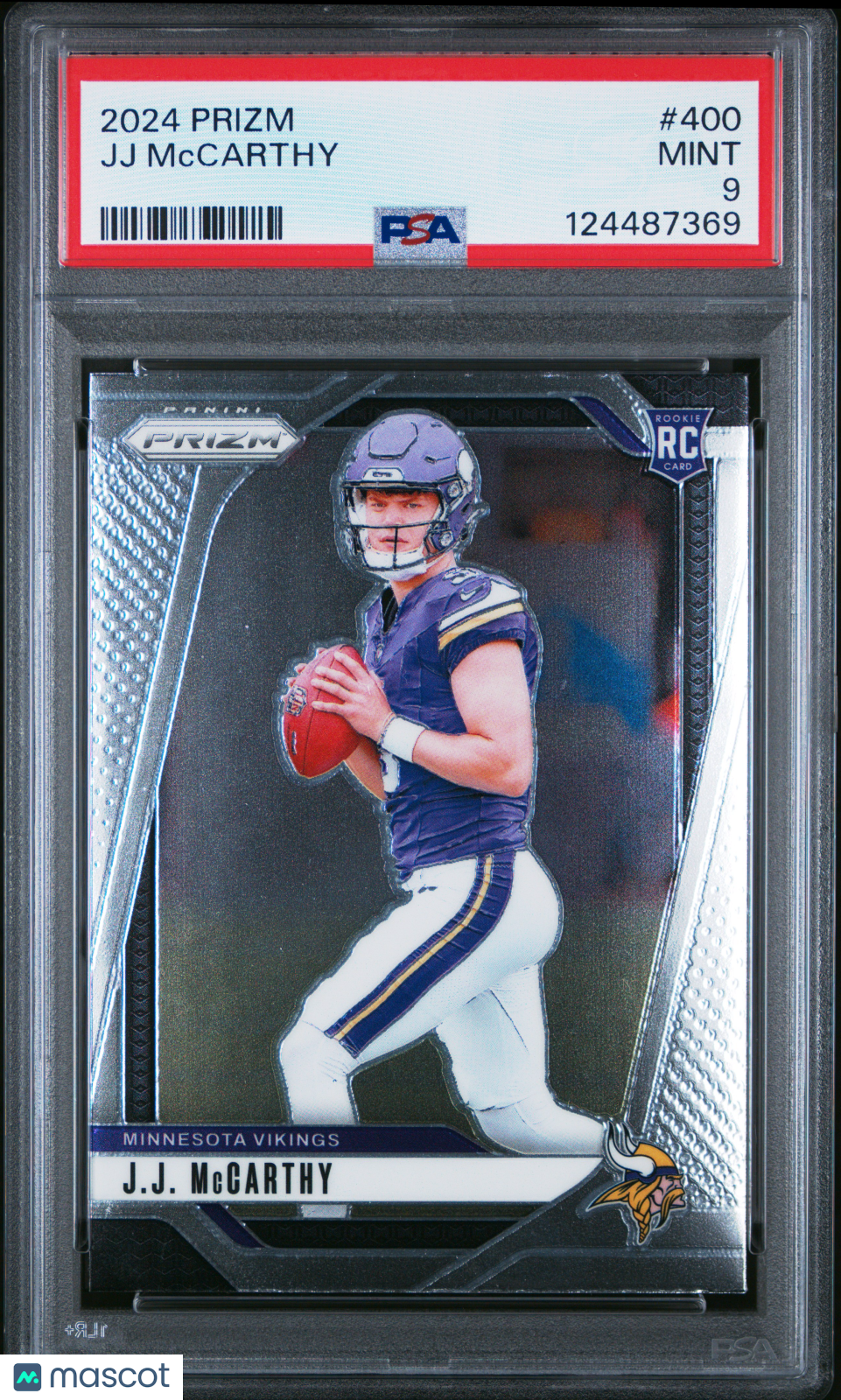 2024 Prizm - JJ McCarthy - #400 - RC - Rookie - PSA 9