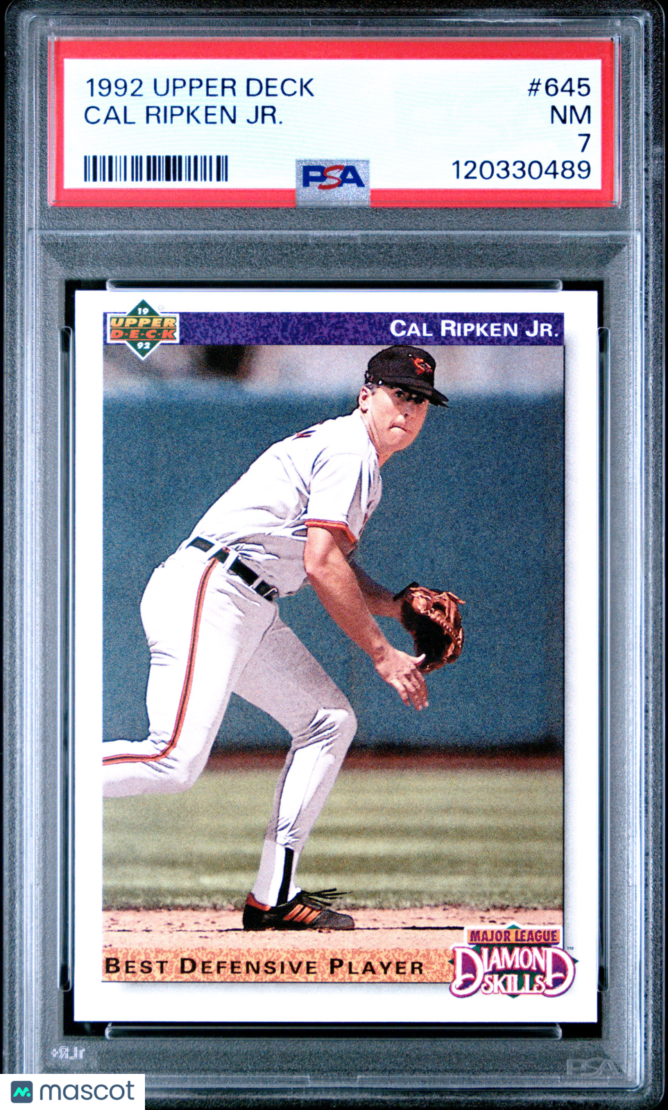 1992 Upper Deck Cal Ripken JR. #645 PSA 7