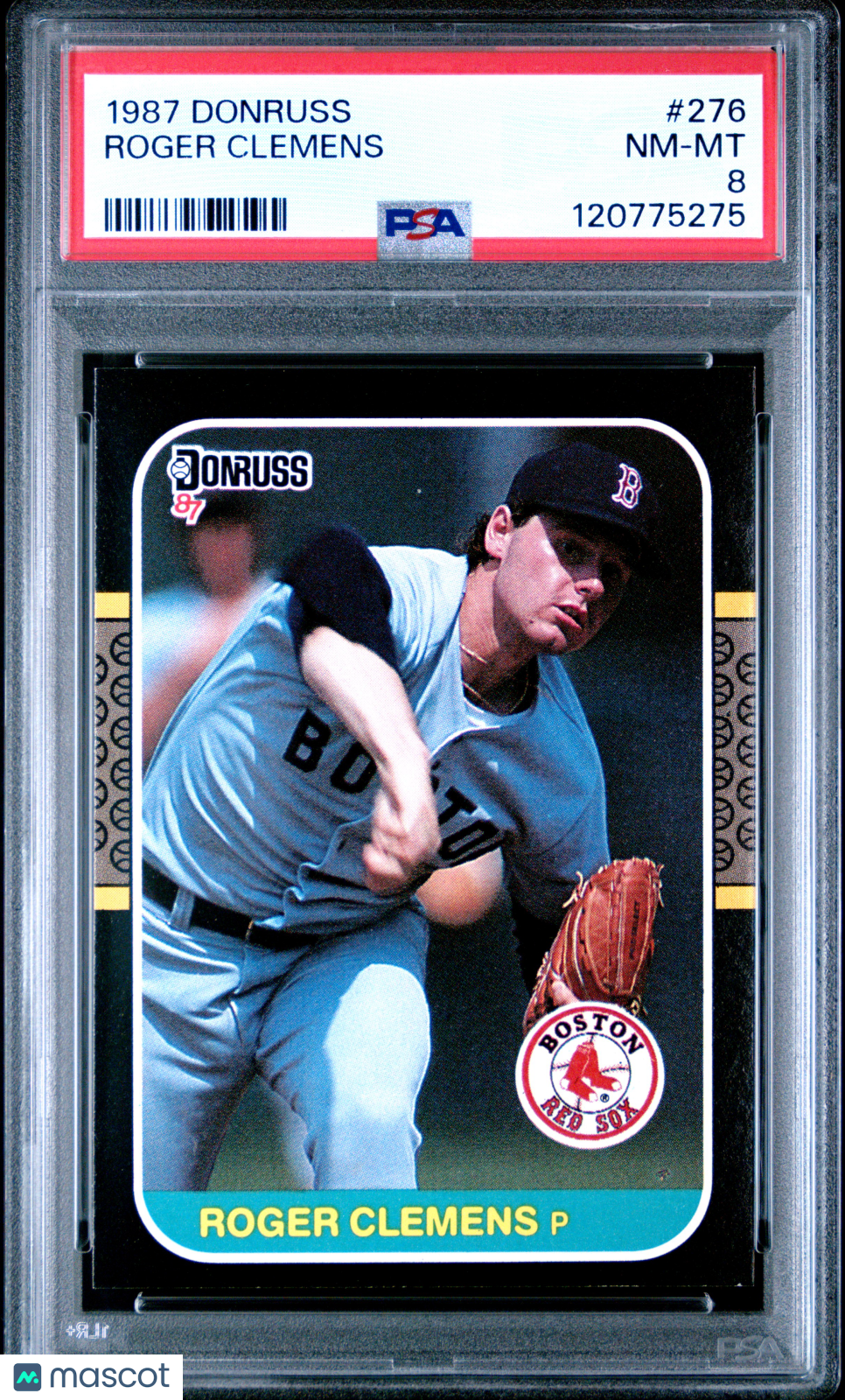 1987 Donruss Roger Clemens #276 PSA 8