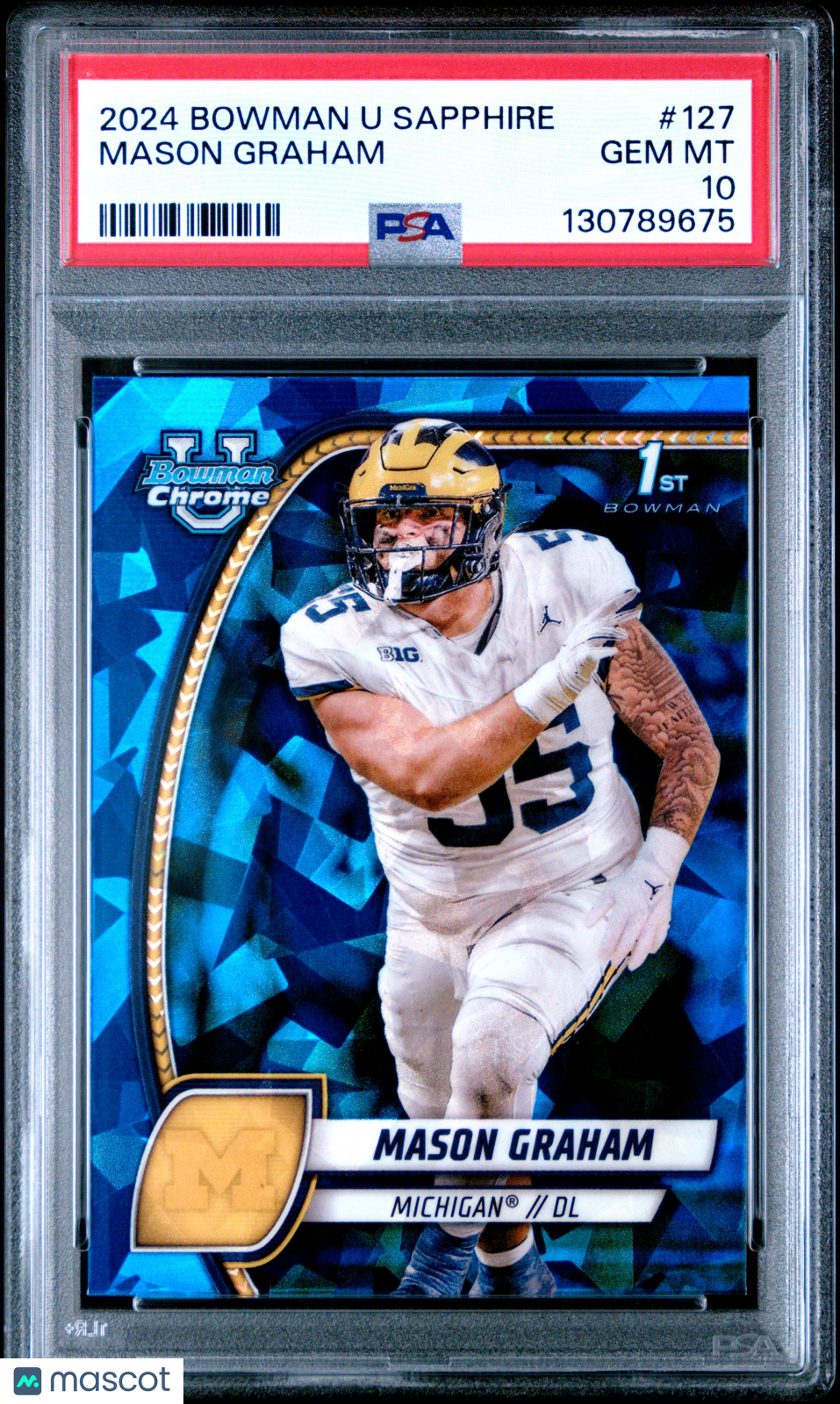 2024 Bowman Sapphire - Mason Graham - Bowman 1st #127 - PSA 10 GEM MINT